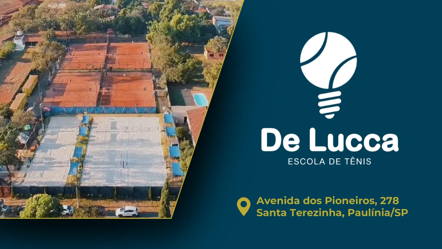 Apresentação De Lucca Tênis, slide 1 de 13: endereço