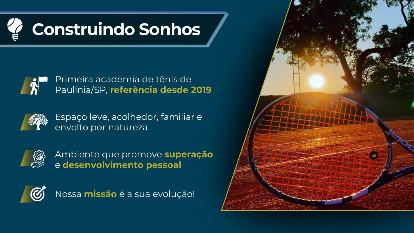 Apresentação De Lucca Tênis, slide 2 de 13: quem somos