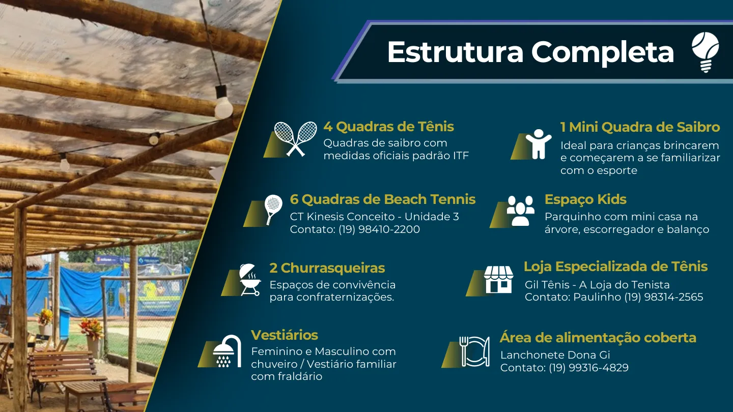 Apresentação De Lucca Tênis, slide 4 de 13: estrutura